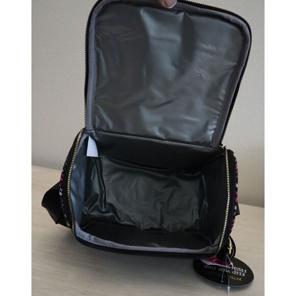 Betsey Johnson TBJ-1300 Women's Multicolor Insulated Cube Lunch Tote - Picture 6 of 8